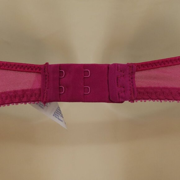 Vintage Vassarette 36B Virtue Red Style 75256 Underwire Bra No Padding NEW NWT - Picture 6 of 15